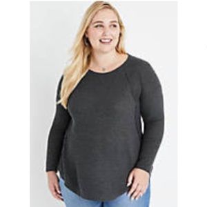 Plus Size 24/7 Wayside Waffle Tunic Tee